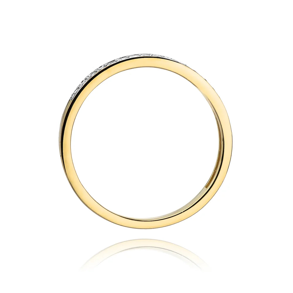 zlatý prsteň s 0,085 ct laboratórnymi diamantmi w0306-ldw-01