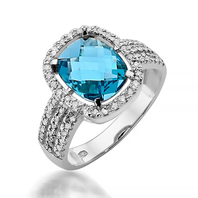 zlatý prsteň s 3,00 ct topásom a 0,315 ct diamantmi w0313-tob-01
