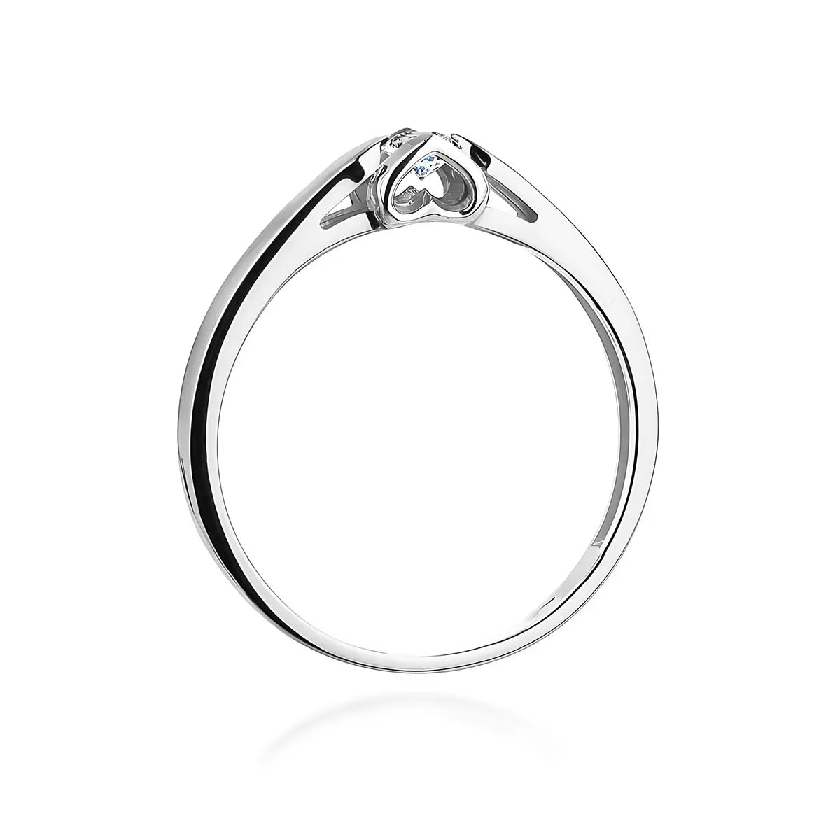 zlatý prsteň s diamantom 0,04 ct w0320-diw-02