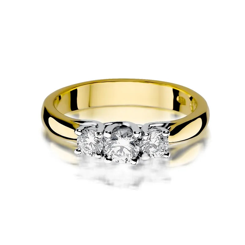 zlatý prsteň s diamantmi 0,25 ct a 0,24 ct w0344-diw-01