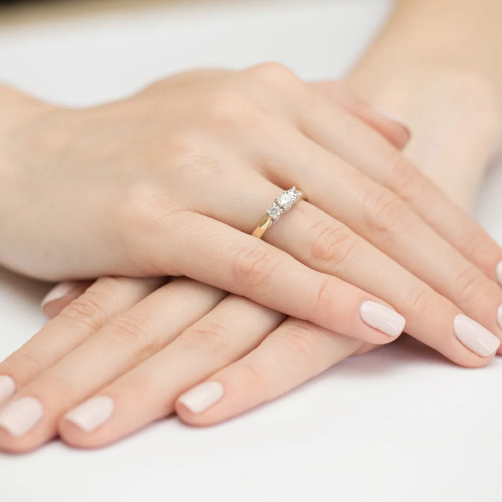 zlatý prsteň s diamantmi 0,25 ct a 0,24 ct w0344-diw-01