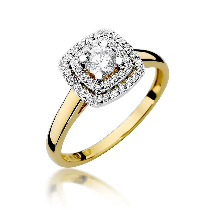 zlatý prsteň s diamantmi 0,30 ct a 0,20 ct w0345-diw-01