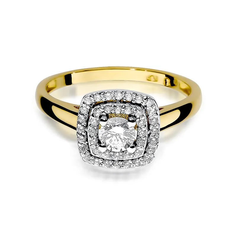 zlatý prsteň s diamantmi 0,30 ct a 0,20 ct w0345-diw-01