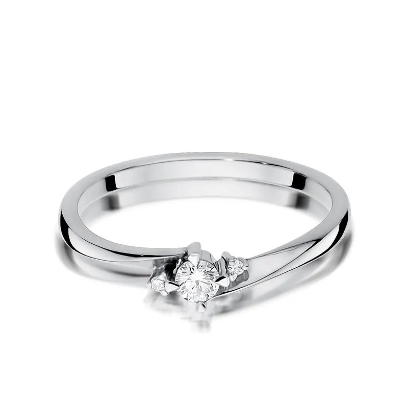 zlatý prsteň s diamantmi 0,10 ct a 0,017 ct w0346-diw-01