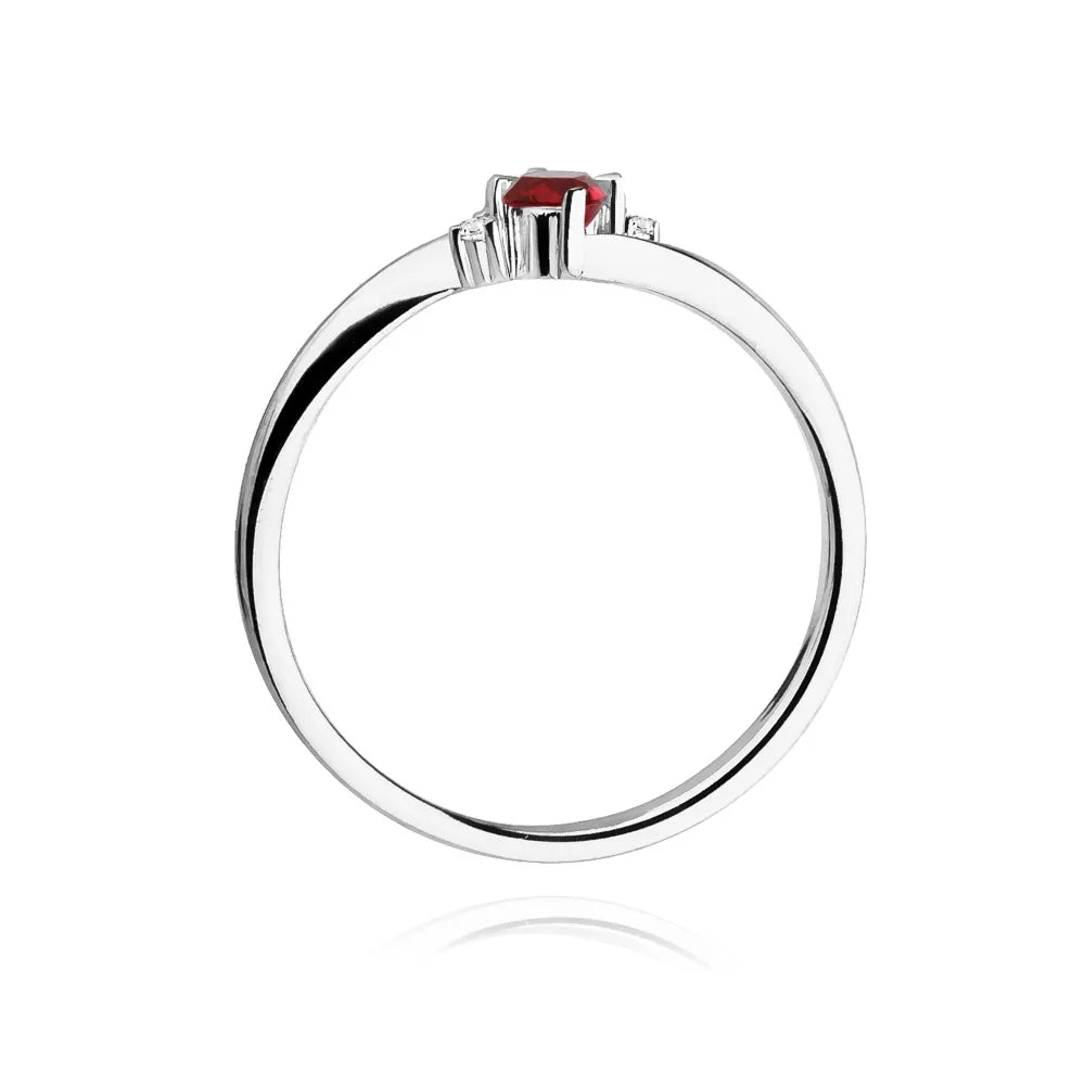 zlatý prsteň s 0,30 ct rubínom a 0,029 ct diamantmi w0346-rur-02