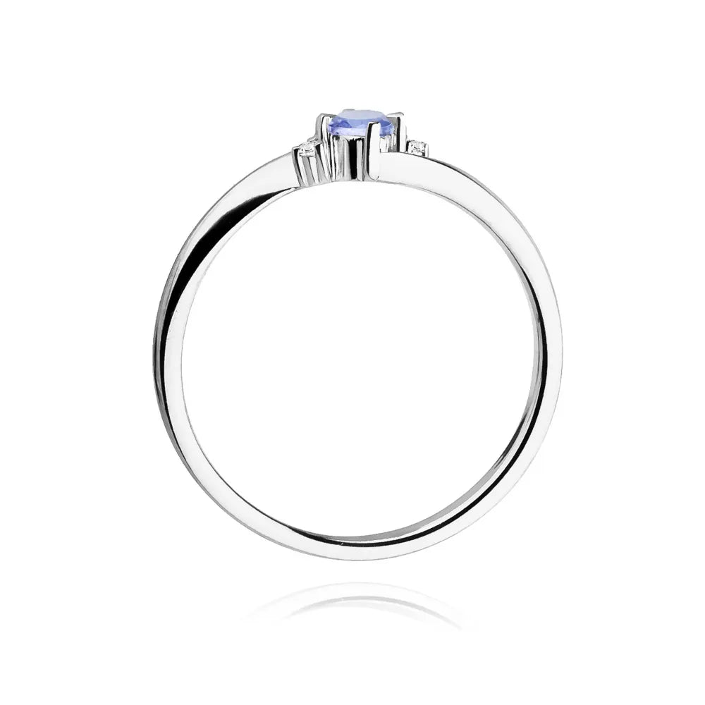 zlatý prsteň s 0,15 ct tanzanitom a 0,017 ct diamantmi w0346-tap-01