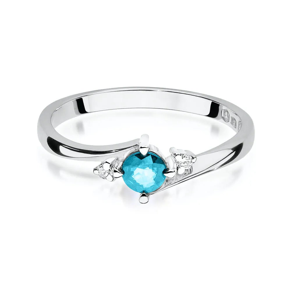 zlatý prsteň s topásom 0,25 ct a diamantmi 0,029 ct w0346-top-02