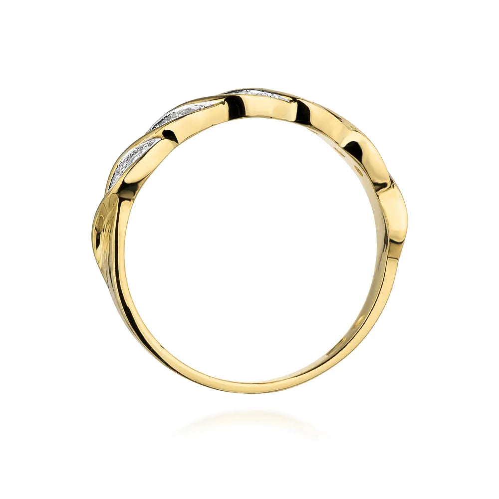 zlatý prsteň s diamantmi 0,20 ct w0349-diw-01