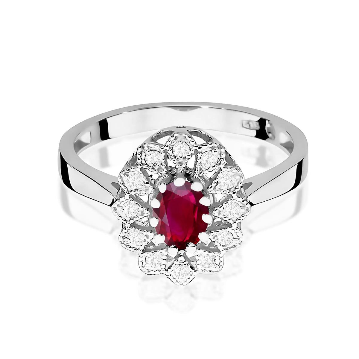 zlatý prsteň s 0,60 ct rubínom a 0,103 ct diamantmi w0354-rur-01