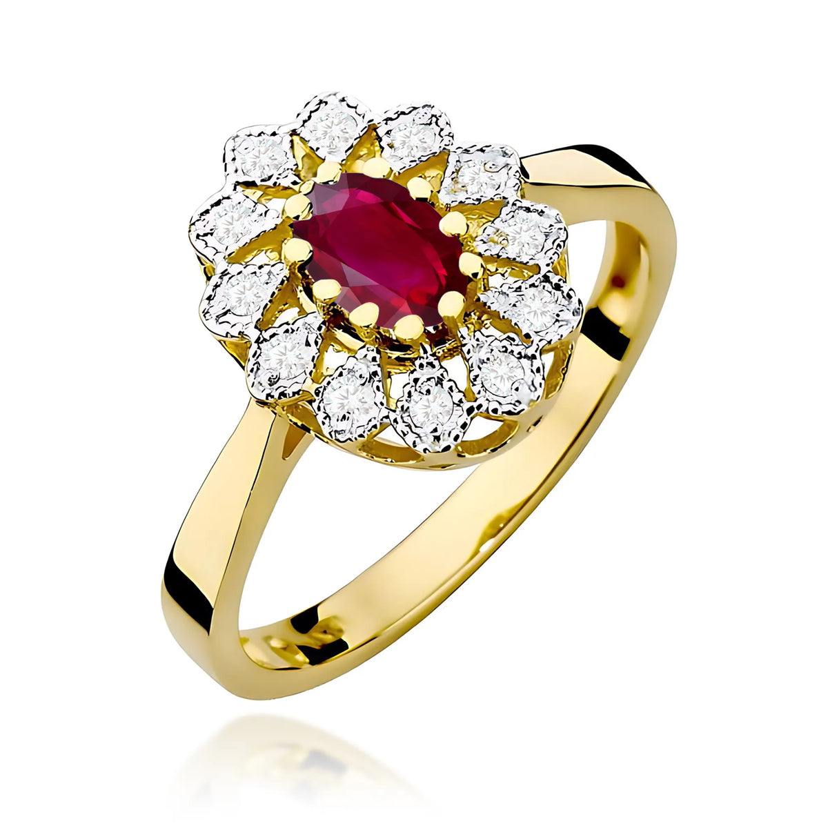 zlatý prsteň s 0,60 ct rubínom a 0,103 ct diamantmi w0354-rur-01