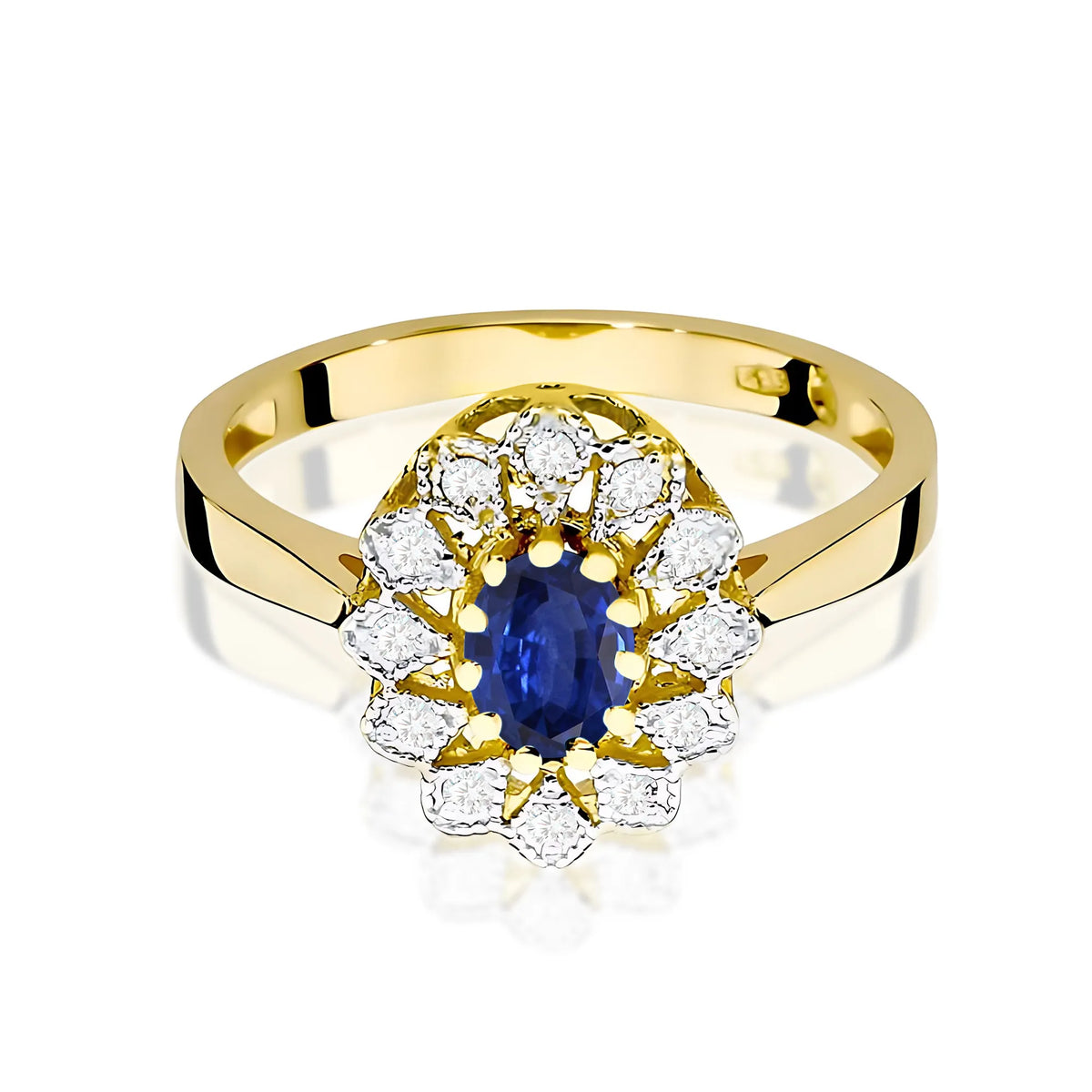 zlatý prsteň so zafírom 0,70 ct a diamantmi 0,103 ct w0354-sab-01