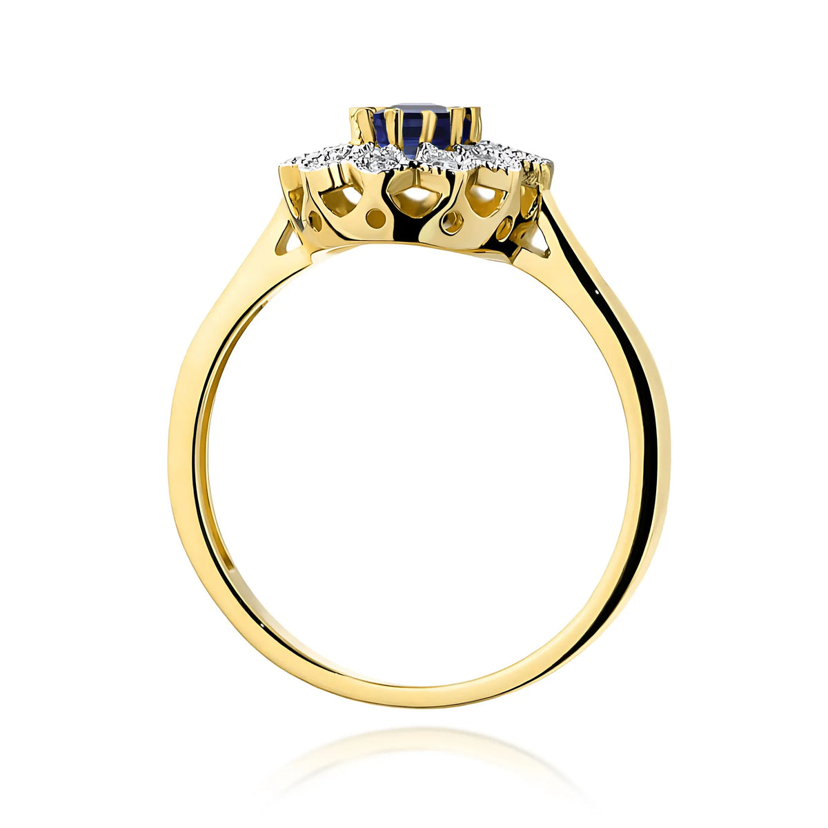 zlatý prsteň so zafírom 0,70 ct a diamantmi 0,103 ct w0354-sab-01