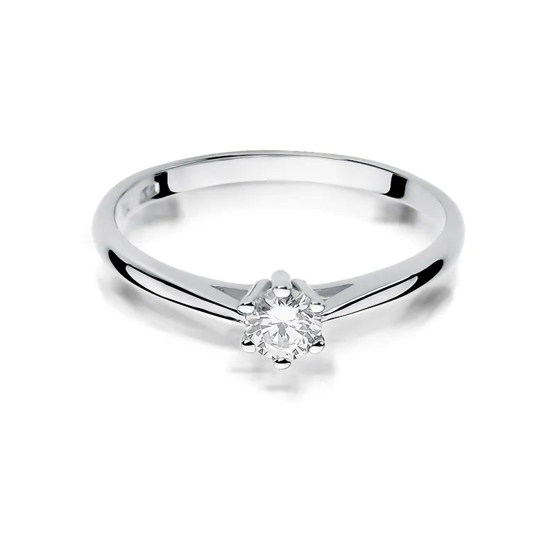 zlatý prsteň s diamantom 0,15 ct w0365-diw-01