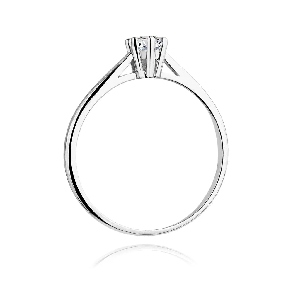 zlatý prsteň s diamantom 0,15 ct w0365-diw-01