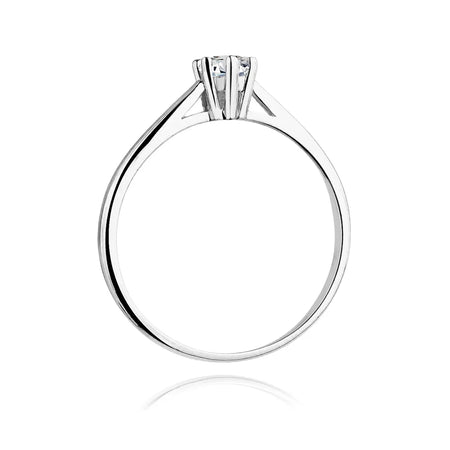zlatý prsteň s diamantom 0,15 ct w0365-diw-01
