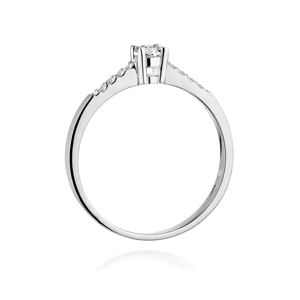 zlatý prsteň s diamantmi 0,15 ct a 0,069 ct w0382-diw-01