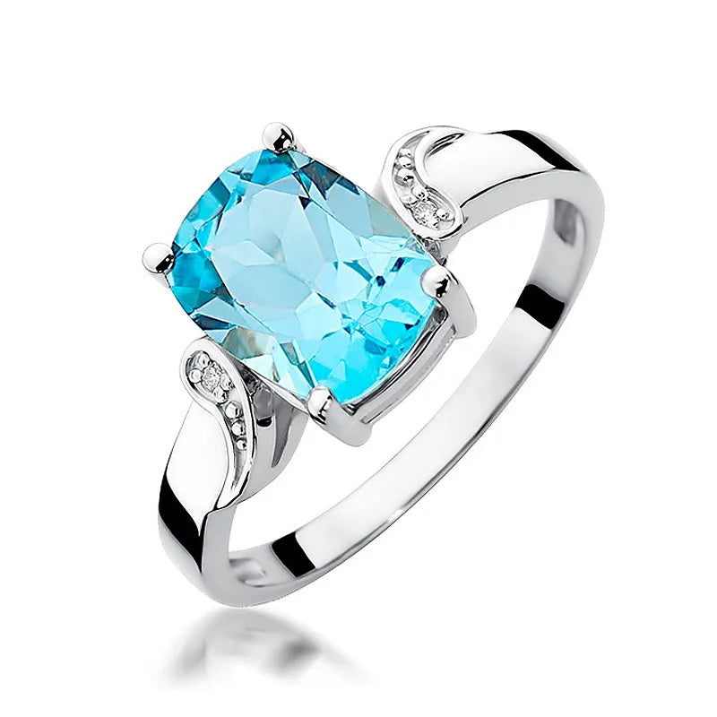 zlatý prsteň s 2,40 ct topásom a 0,01 ct diamantmi w0400-tob-01