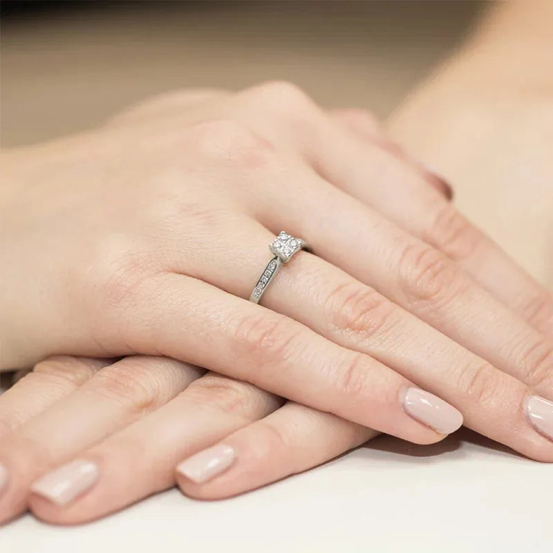 zlatý prsteň s diamantmi 0,166 ct w0402-diw-01
