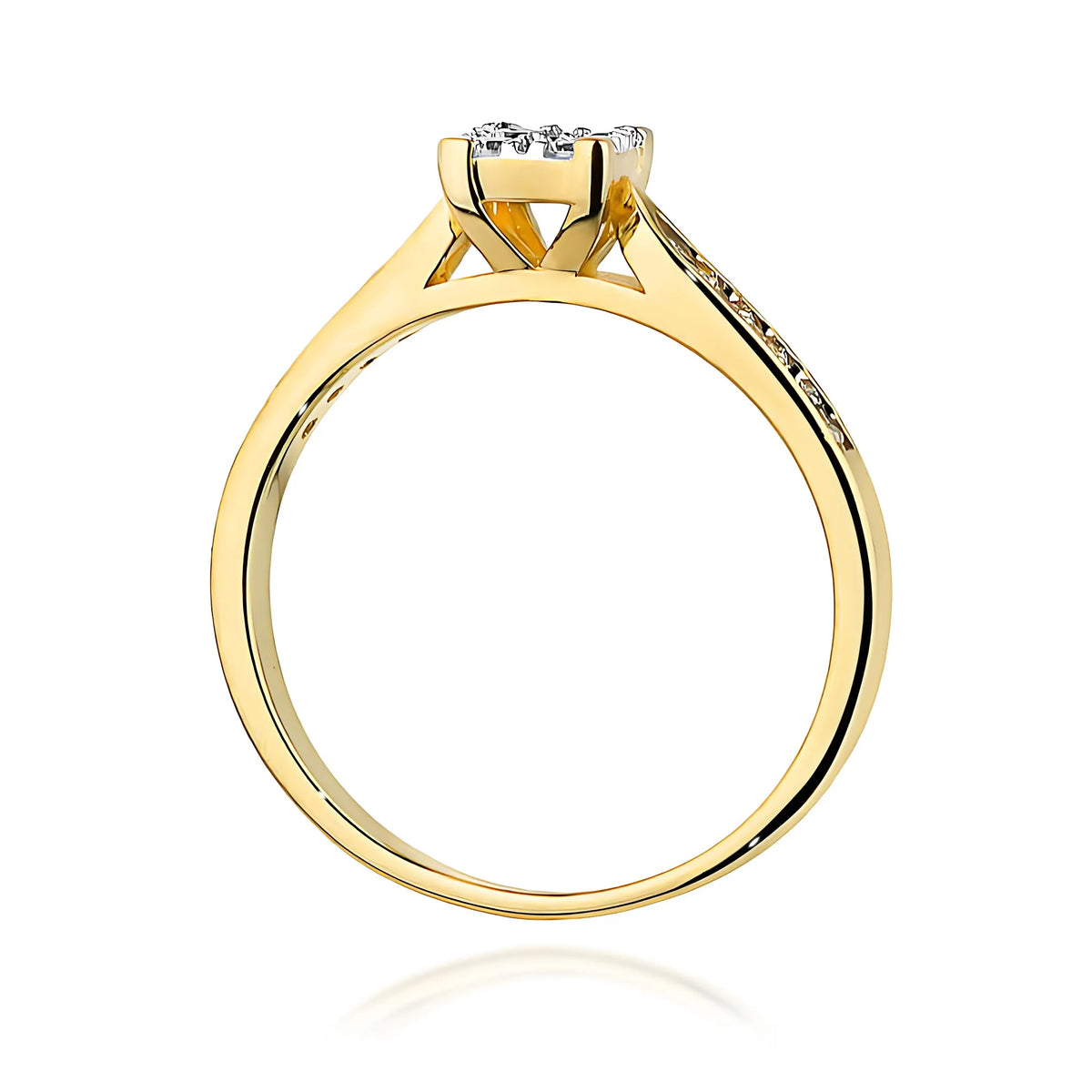 zlatý prsteň s diamantmi 0,166 ct w0402-diw-01