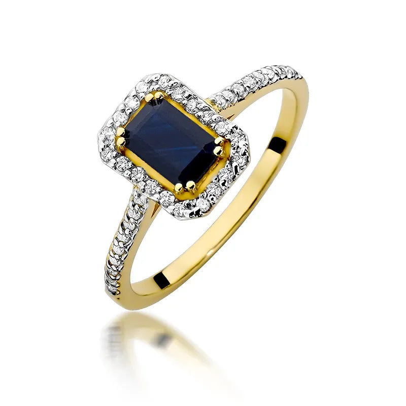 zlatý prsteň so zafírom 0,60 ct a diamantmi 0,19 ct w0403-sab-01