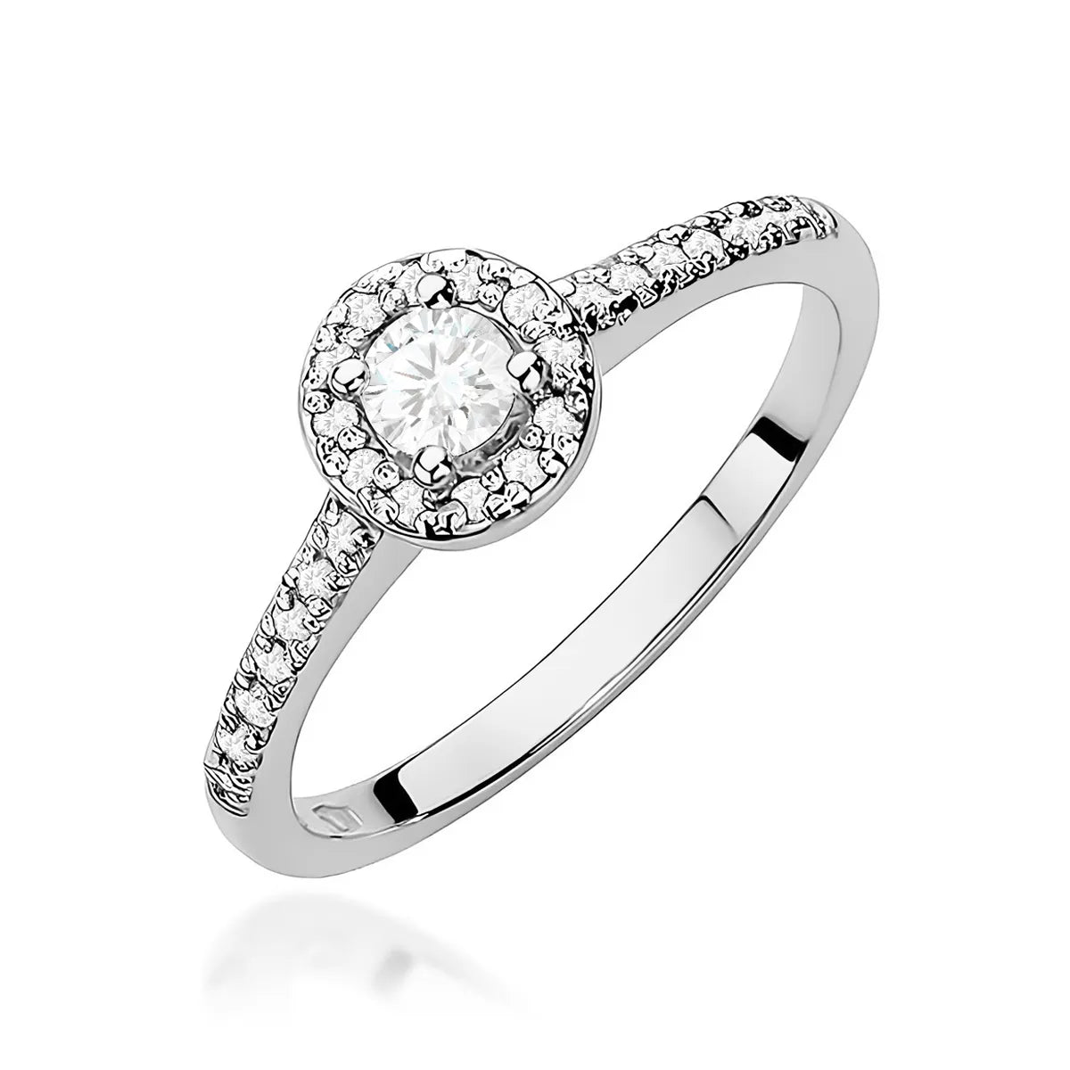 zlatý prsteň s diamantmi 0,15 ct a 0,13 ct w0406-diw-01