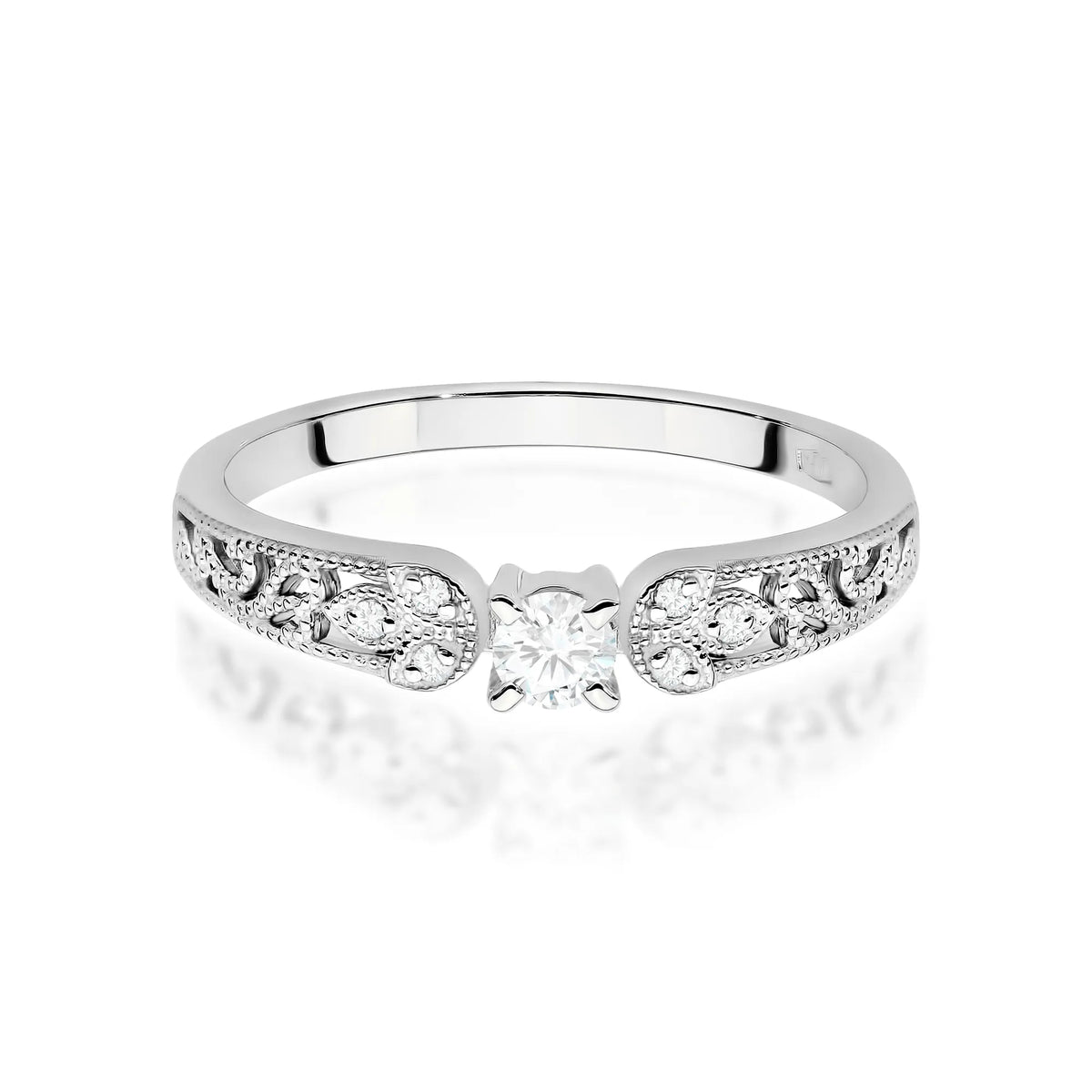 zlatý prsteň s 0,10 ct a 0,03 ct laboratórnymi diamantmi w0411-ldw-01