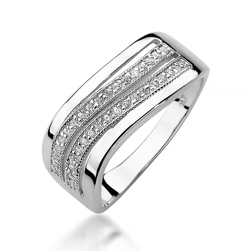 zlatý prsteň s 0,18 ct diamantmi w0416-diw-01