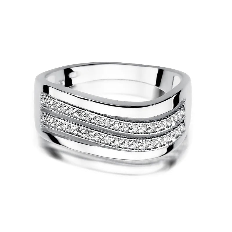 zlatý prsteň s 0,18 ct diamantmi w0416-diw-01