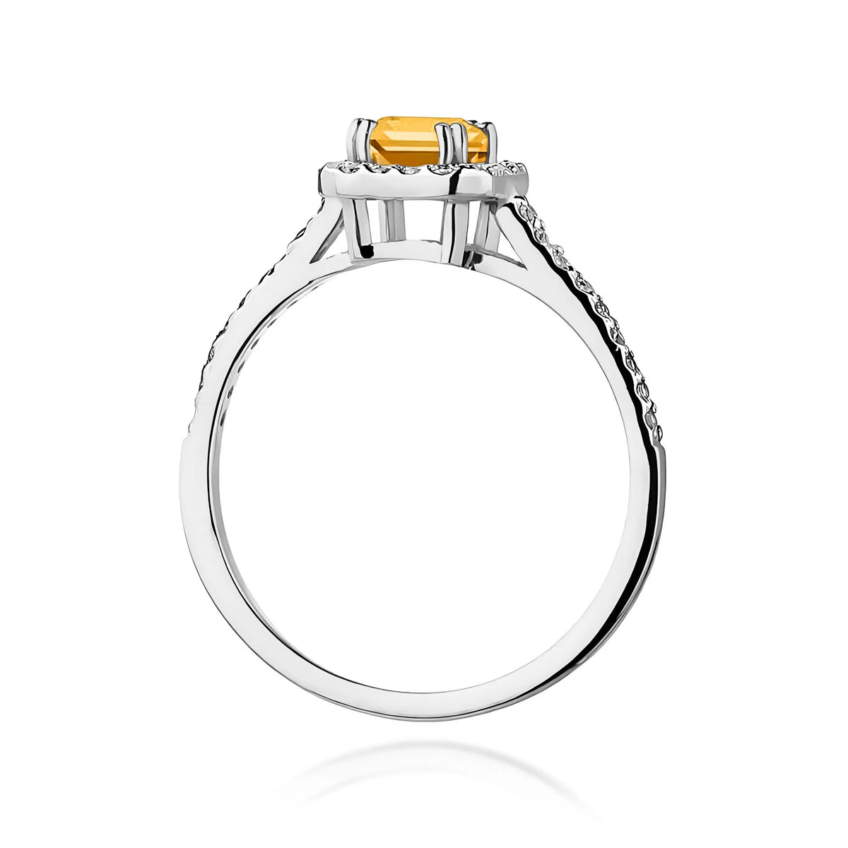 zlatý prsteň s 0,60 ct citrínom a 0,22 ct diamantmi w0422-ciy-01