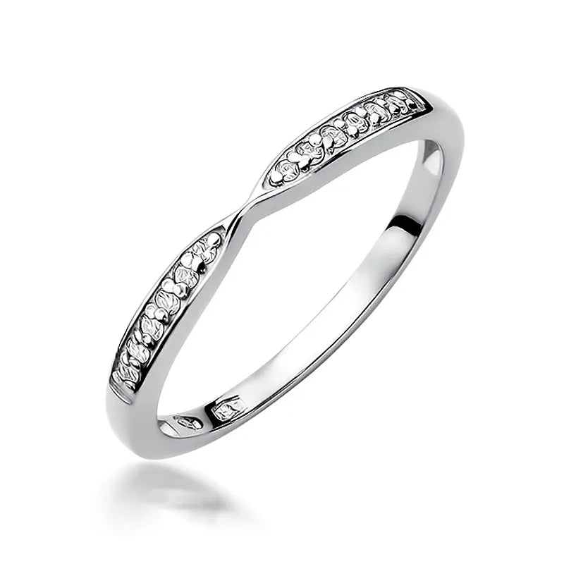 zlatý prsteň s diamantmi 0,096 ct w0425-diw-01