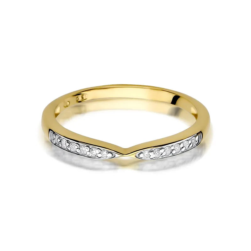 zlatý prsteň s diamantmi 0,096 ct w0425-diw-01