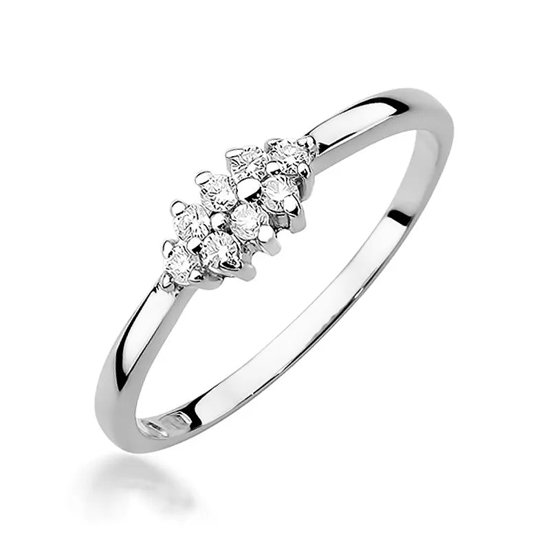 zlatý prsteň s diamantmi 0,116 ct w0427-diw-01