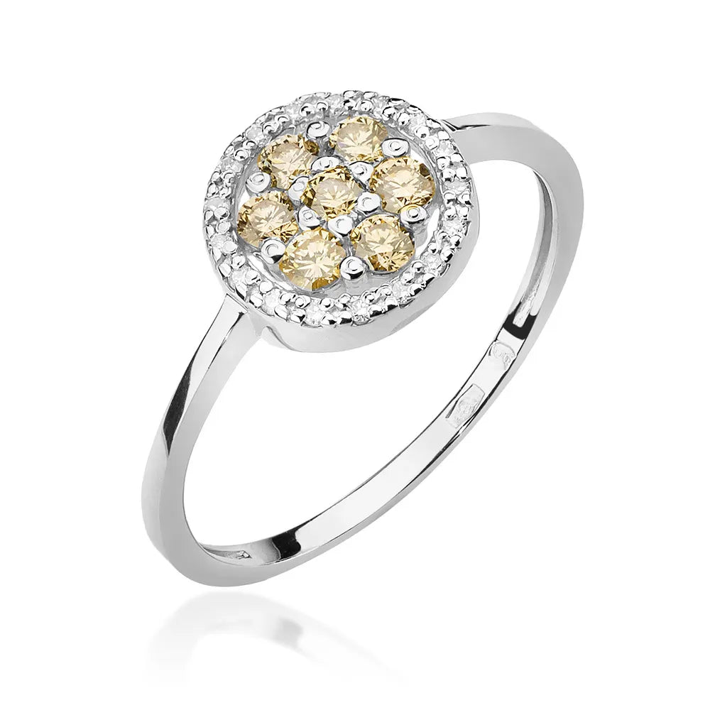 zlatý prsteň s diamantmi 0,10 ct a 0,20 ct w0440-xxx-01