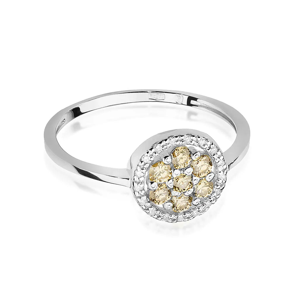 zlatý prsteň s diamantmi 0,10 ct a 0,20 ct w0440-xxx-01