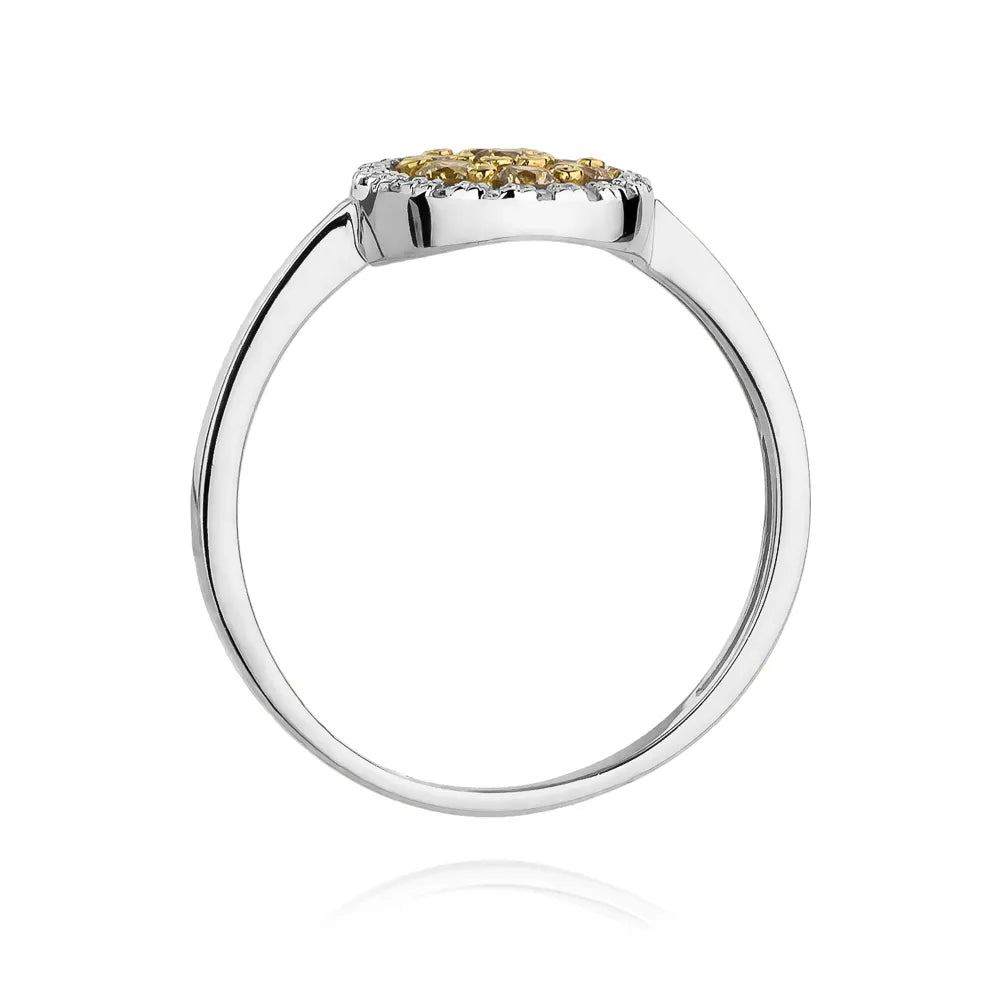 zlatý prsteň s diamantmi 0,10 ct a 0,20 ct w0440-xxx-01