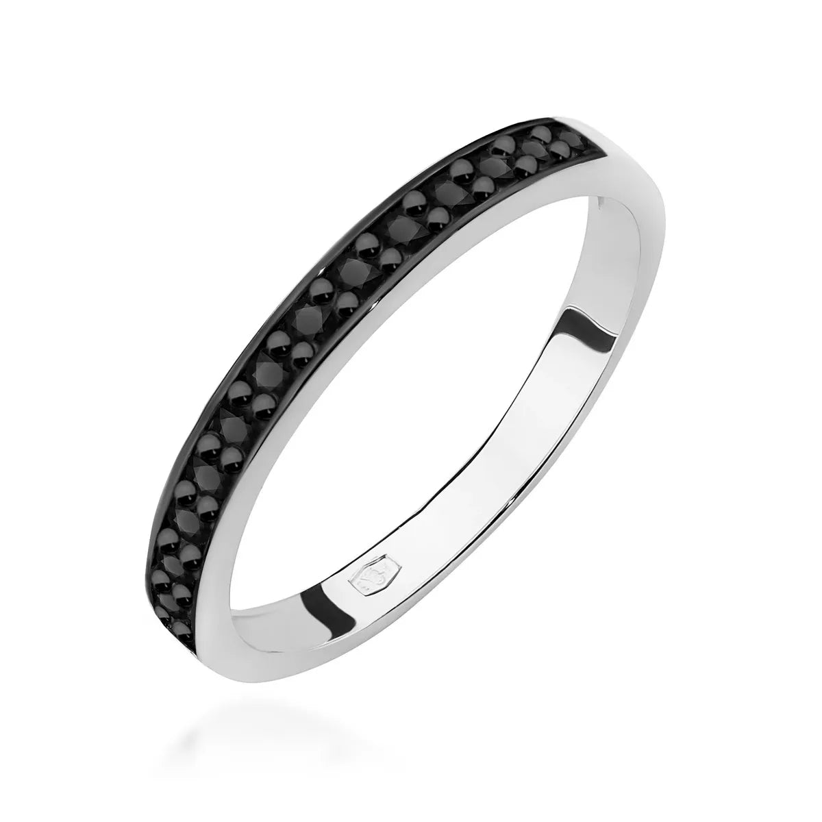 zlatý prsteň s 0,20 ct čiernymi diamantmi w0446-dib-02