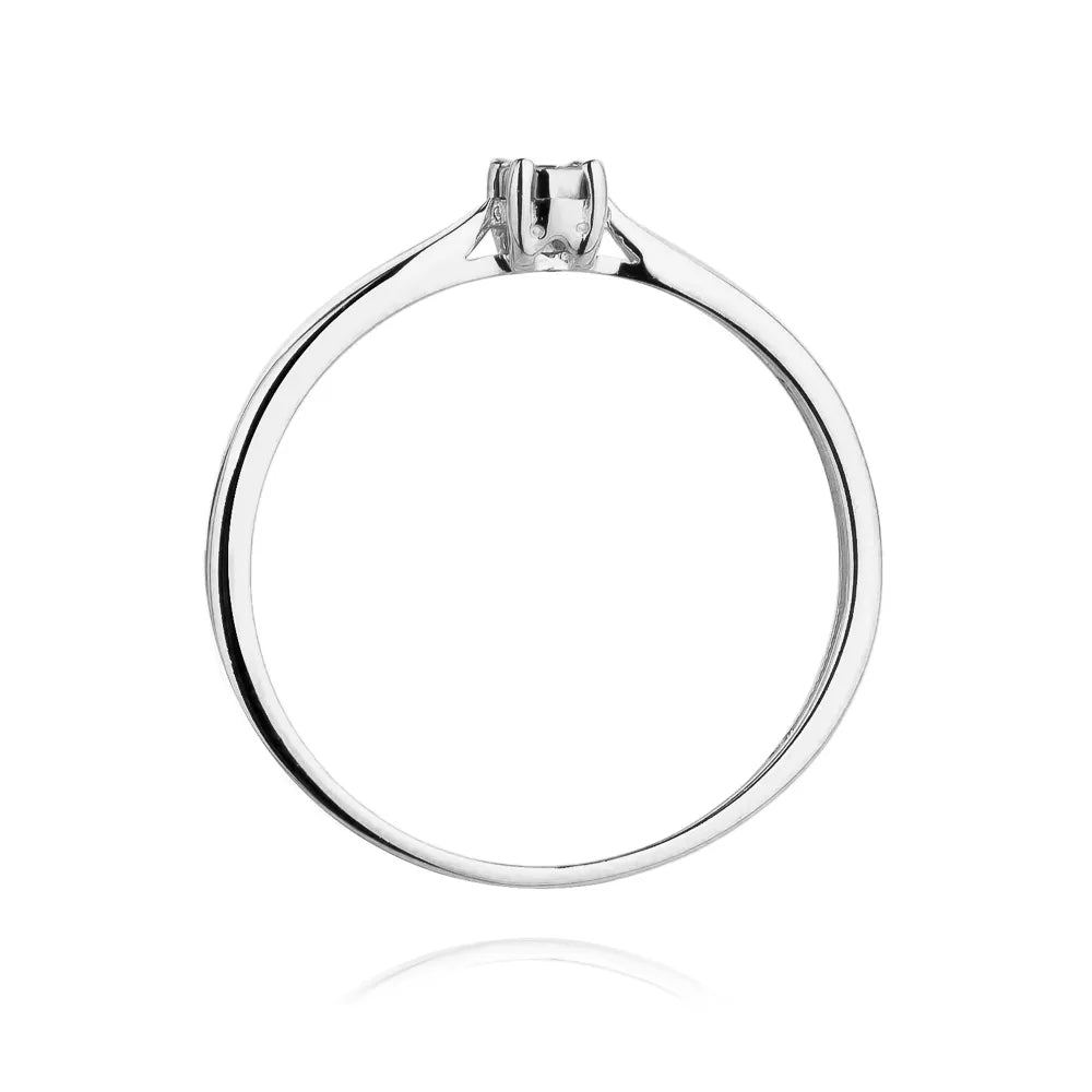 zlatý prsteň s diamantom 0,01 ct w0461-diw-01