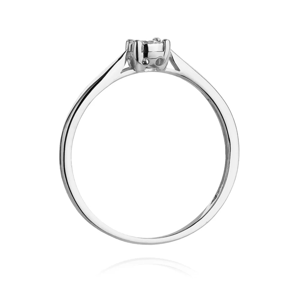 zlatý prsteň s diamantom 0,08 ct w0461-diw-03