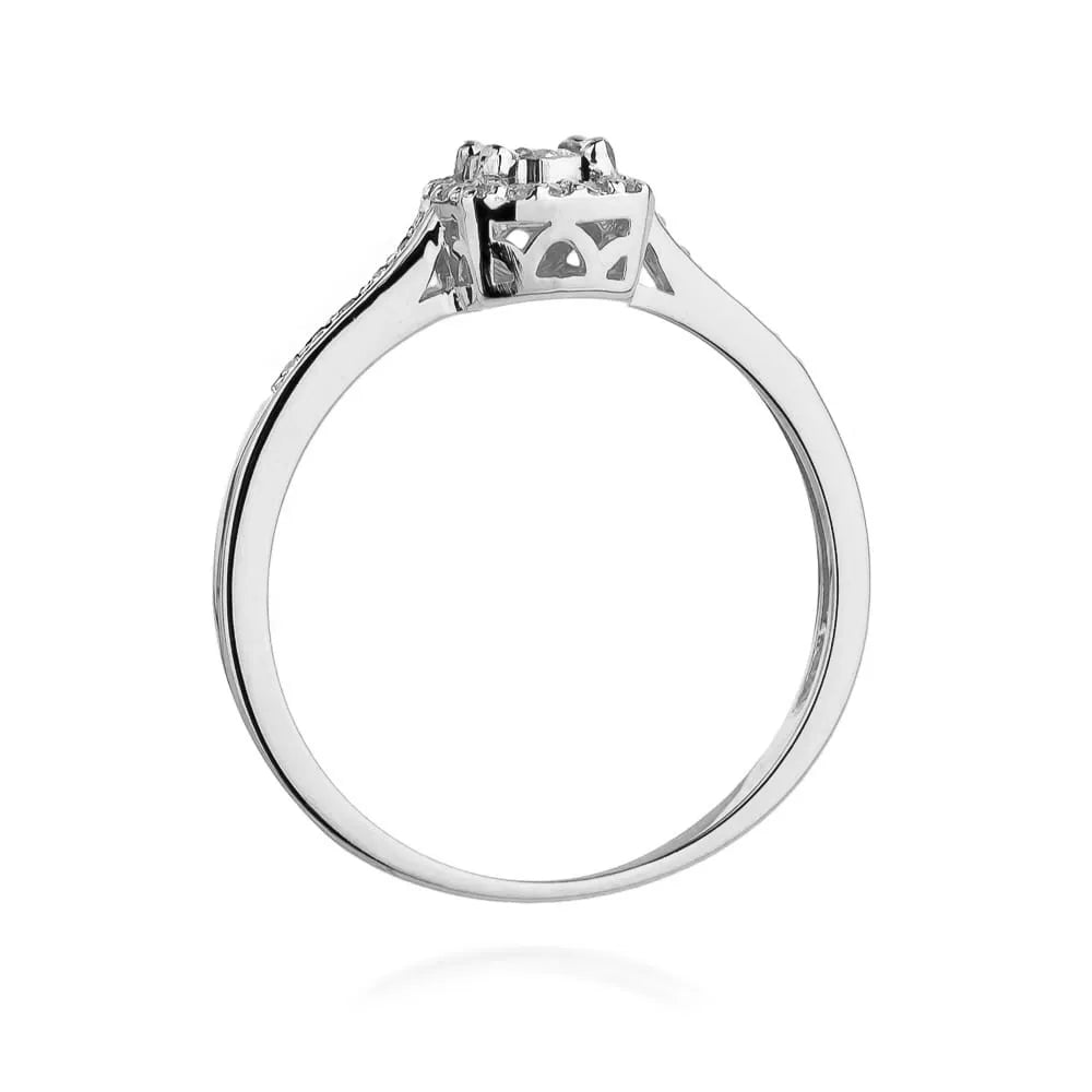 zlatý prsteň s diamantmi 0,08 ct a 0,13 ct w0462-diw-01