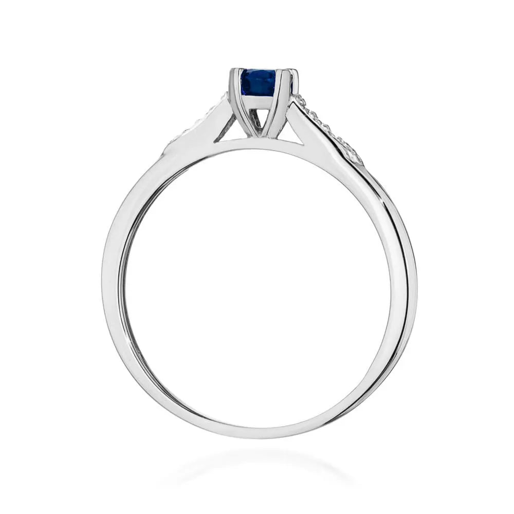 zlatý prsteň s 0,30 ct zafírom a 0,03 ct diamantmi w0466-sab-01