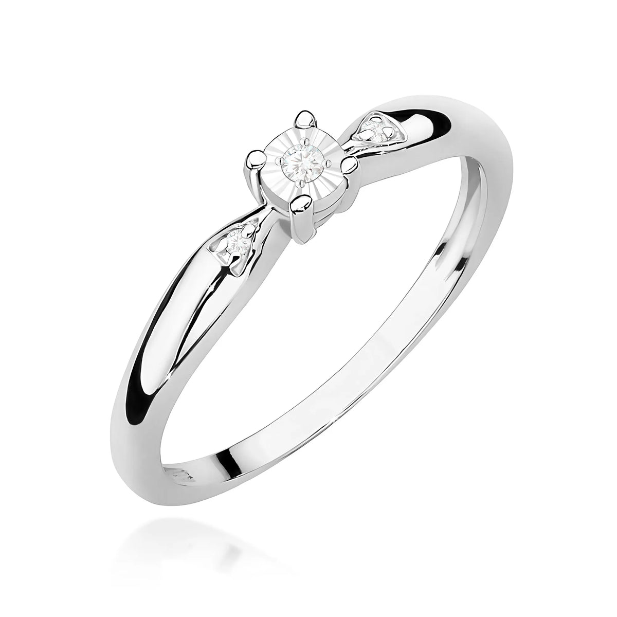 zlatý prsteň s diamantmi 0,02 ct a 0,01 ct w0469-diw-01