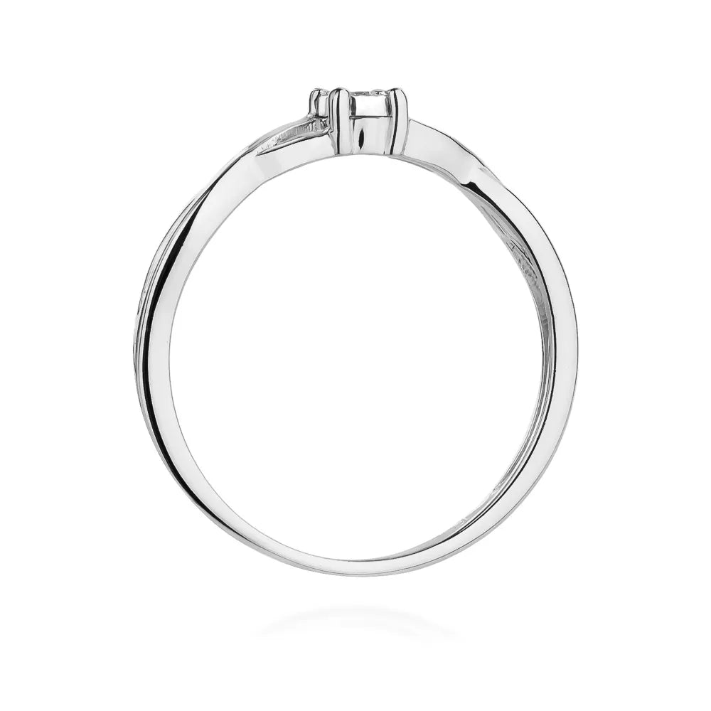 zlatý prsteň s diamantom 0,03 ct w0470-diw-01