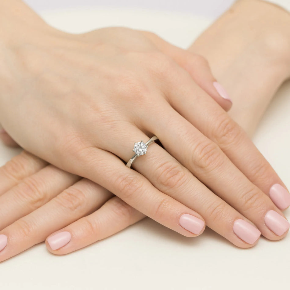 zlatý prsteň s diamantom 0,70 ct w0482-diw-03