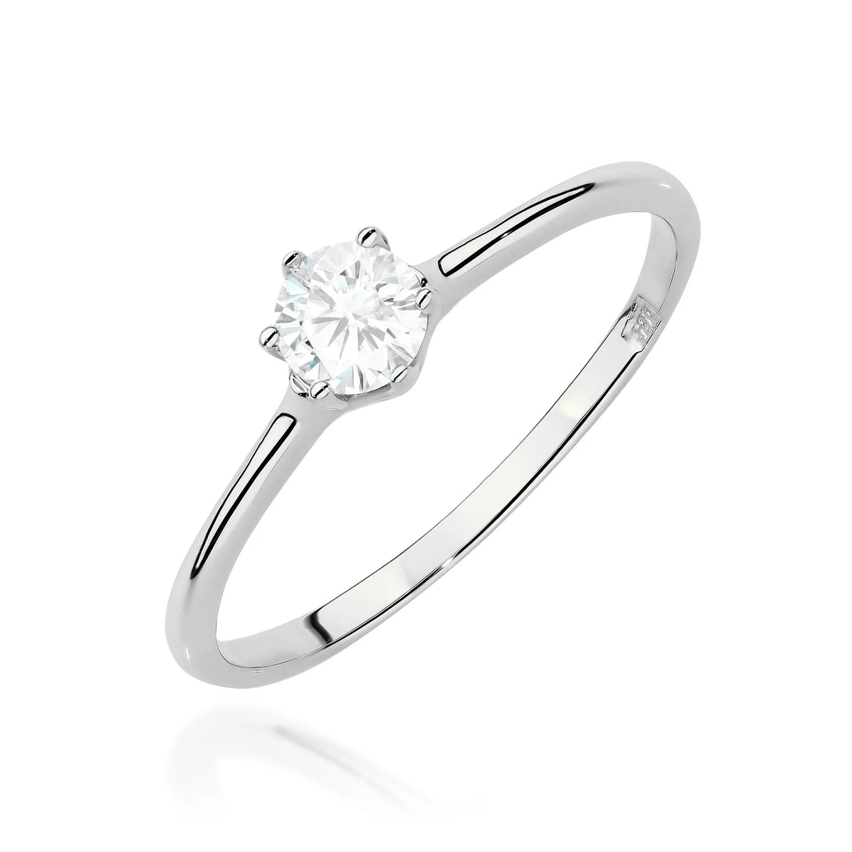 zlatý prsteň s 0,25 ct a 0,01 ct laboratórnymi diamantmi w0499-ldw-03