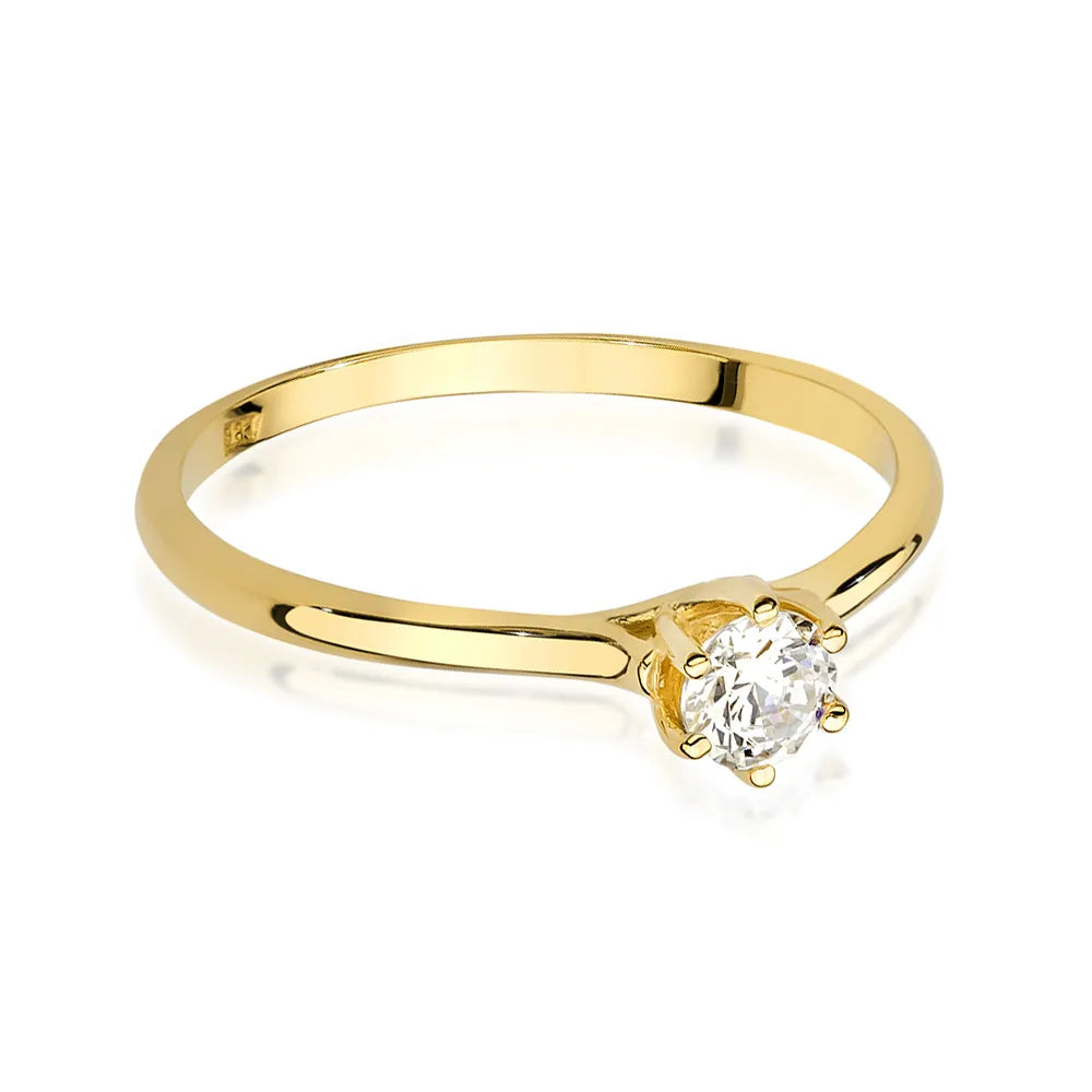 zlatý prsteň s diamantmi 0,25 ct a 0,01 ct w0499-diw-03