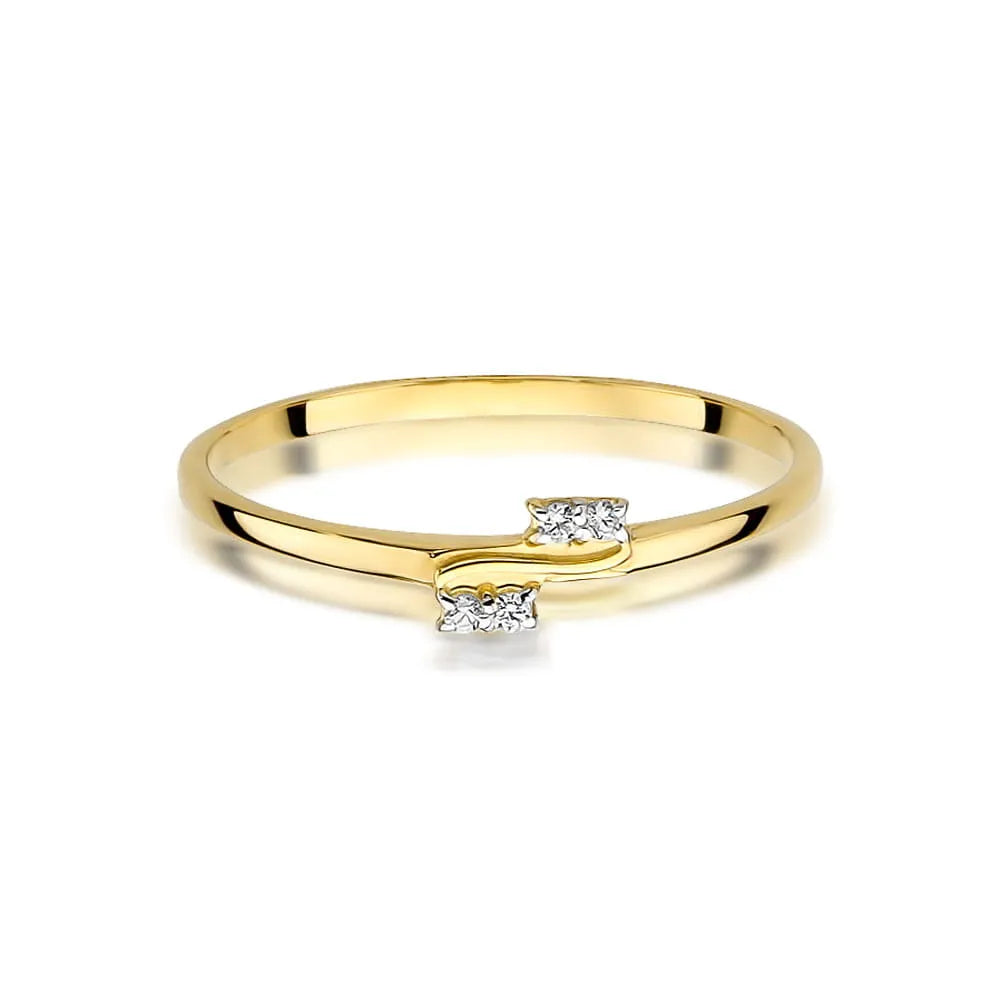 zlatý prsteň s diamantmi 0,034 ct w0505-diw-01