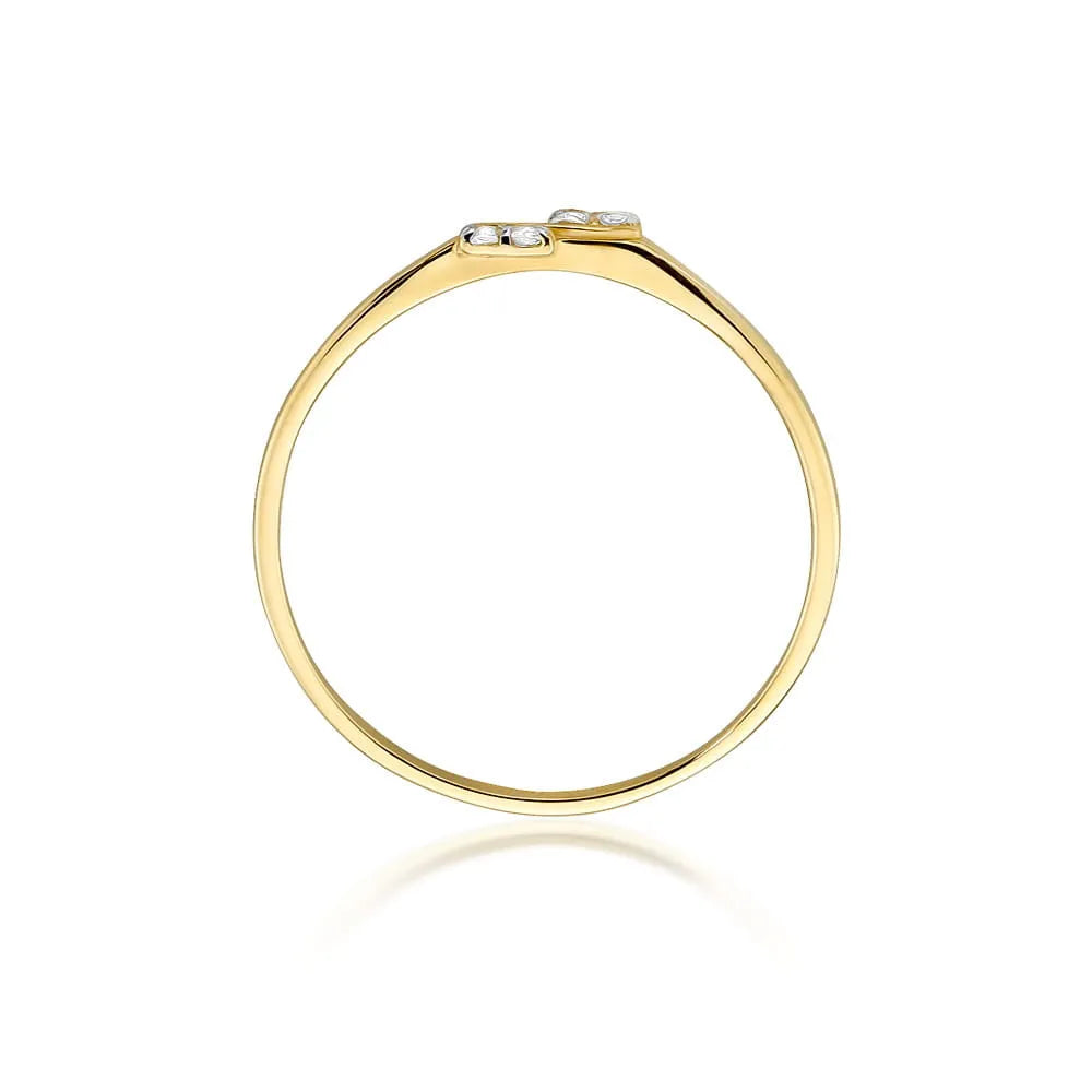 zlatý prsteň s diamantmi 0,034 ct w0505-diw-01