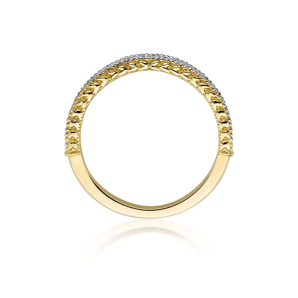 zlatý prsteň so 0,247 ct diamantmi w0507-diw-01