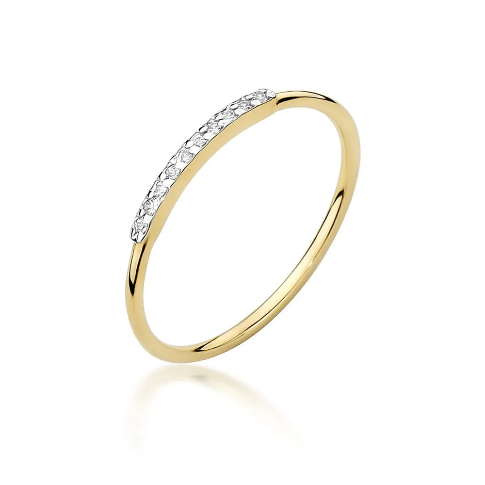 zlatý prsteň s diamantmi 0,05 ct w0509-diw-01