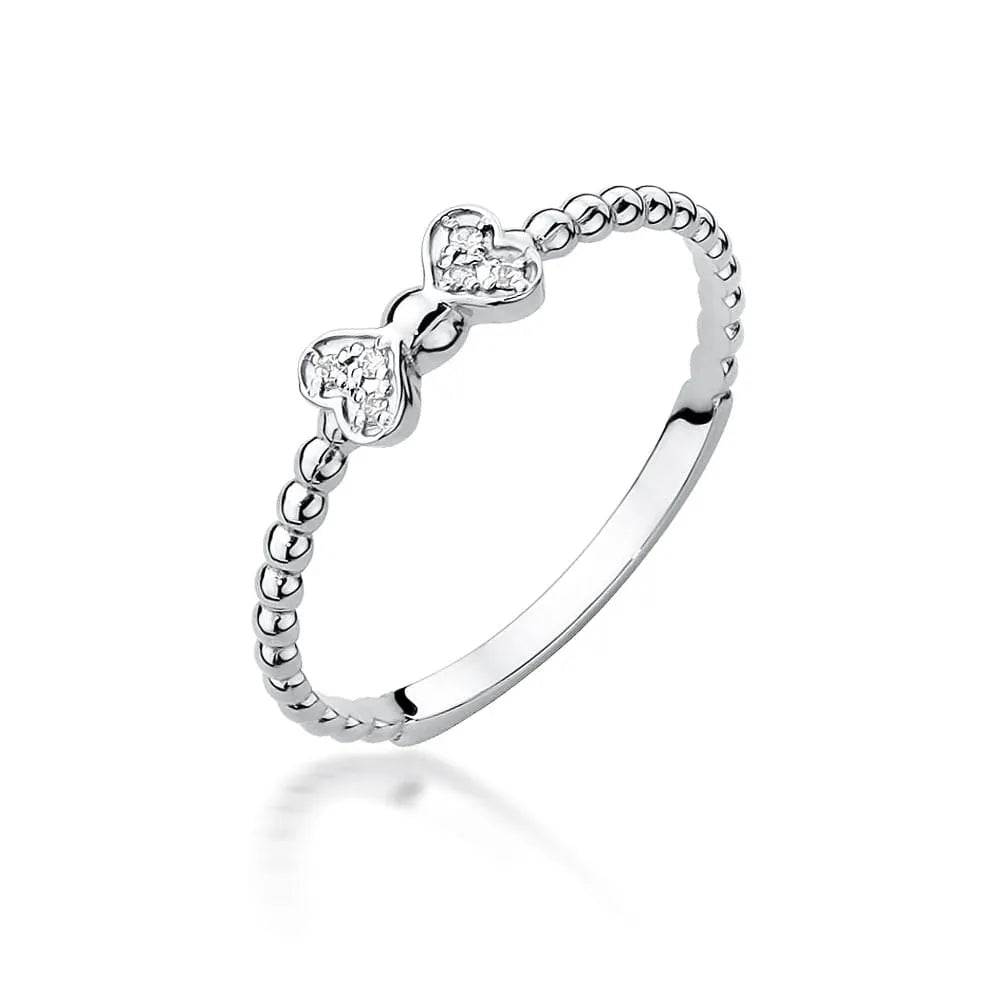zlatý prsteň s diamantmi 0,03 ct w0523-diw-01